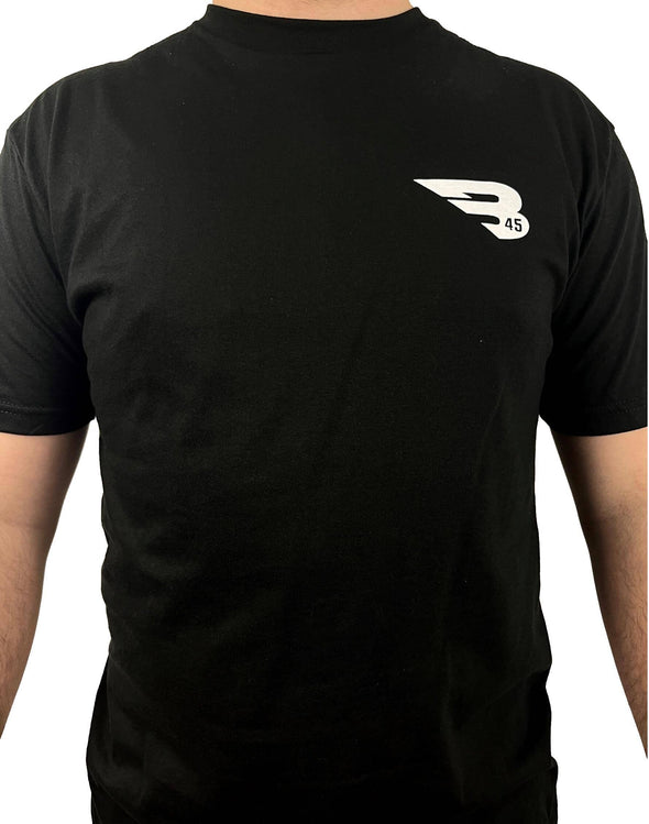 B45 Baseball Black / Small 🎁 Premium T-Shirt (100% off)