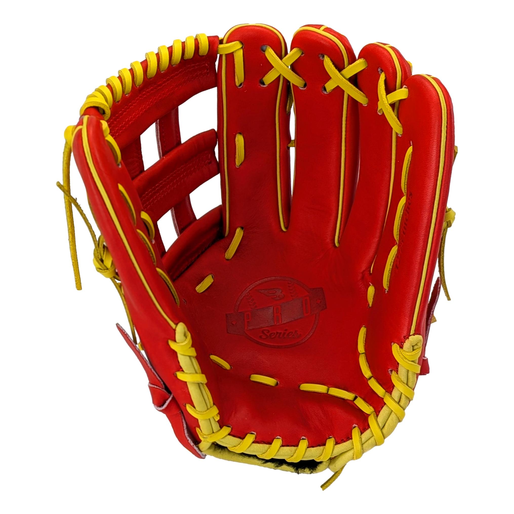 B45 Baseball – Pro Series Outfield Fielding Glove Red