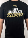 B45 Baseball Small / Black 🎁 Lift Separate Celebrate T-Shirt (100% off)