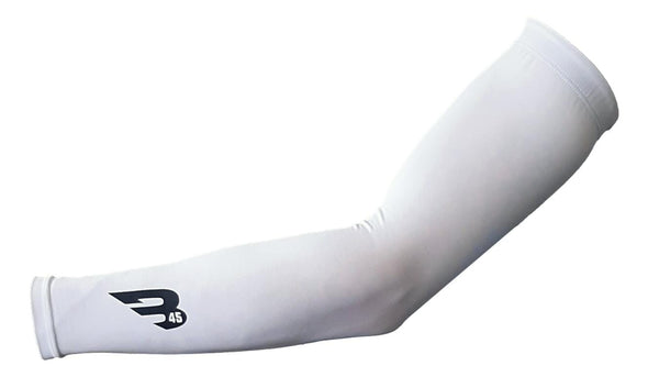 B45 Baseball White / S/M 🎁 B45 Compression Arm Sleeves (100% off)