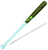B45 Baseball Youth Yellow Birch Baseball Bat JD20 30"/23oz Cyan/Matte Green Pro Select Youth Bats - LIMITED RUN