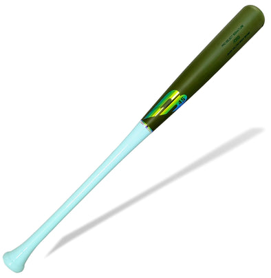 B45 Baseball Youth Yellow Birch Baseball Bat JD20 30"/23oz Cyan/Matte Green Pro Select Youth Bats - LIMITED RUN