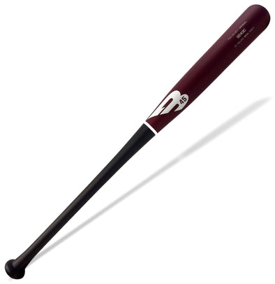 B243c Pro Select Stock Yellow Birch Baseball Bat B45 31" Matte Black Handle / Matte cherry Barrel 
