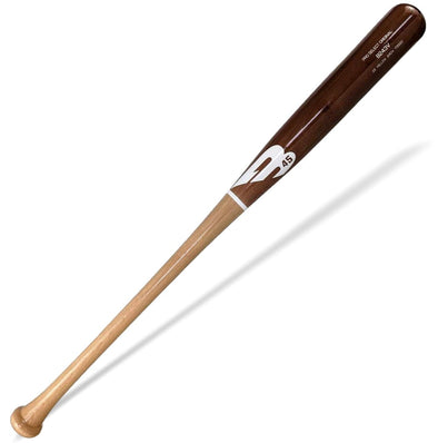 B243v Pro Select Stock Yellow Birch Baseball Bat B45 31" Varnished Handle/Brown Barrel 