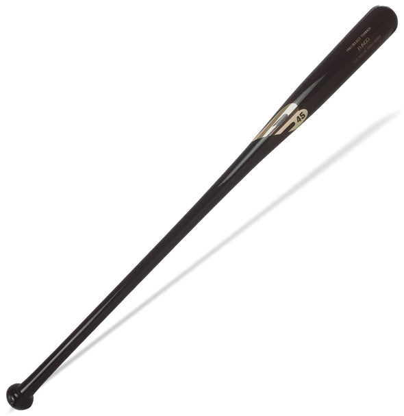 Stock Fungo Yellow Birch Fungo Bat B45 35" All Black 