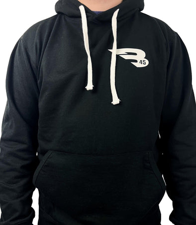 B45 Logo Hoodie Apparel B45 Baseball Small Black 