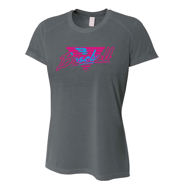 Women's T-Shirt Apparel B45 Baseball X-Small Graphite 
