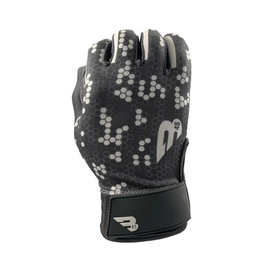 Knock Series Batting Gloves Batting Gloves B45 Baseball Small Gray 