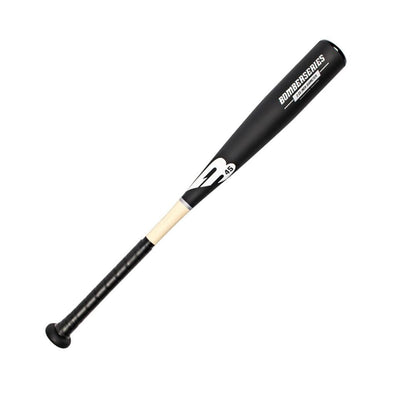 Bomber Series Aluminum Tee-Ball Bat | Matte Black Wood Edition Tee-Ball Bat B45 24" 