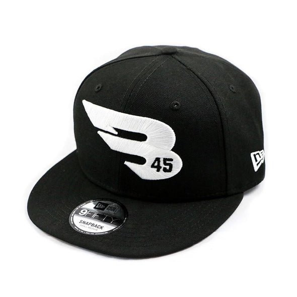 Black 9FIFTY New Era Snapback Hat Headwear New Era Cap Small-Medium 